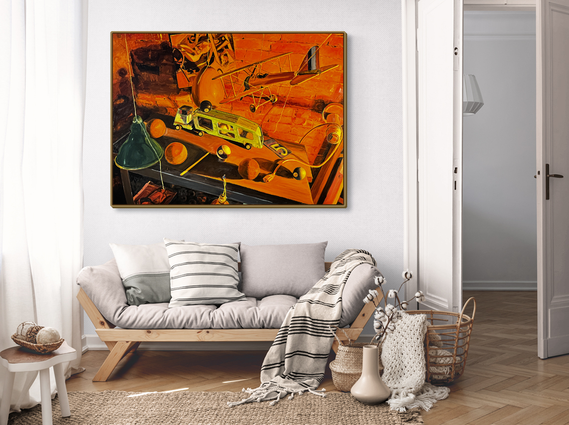 Imagine this painting in your home or office.